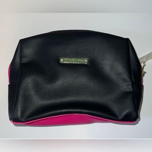 Juicy Couture Makeup Bag with Gold/Crustal Toggle new